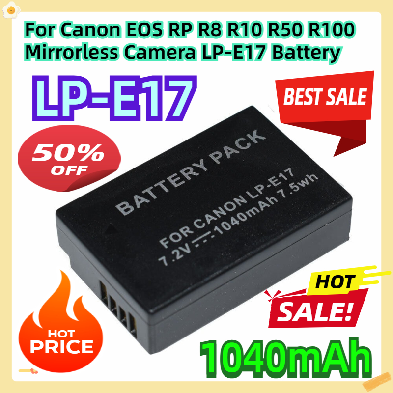 Canon Camera Eos R50 - Batterie LP-E17 pour appareil photo sans