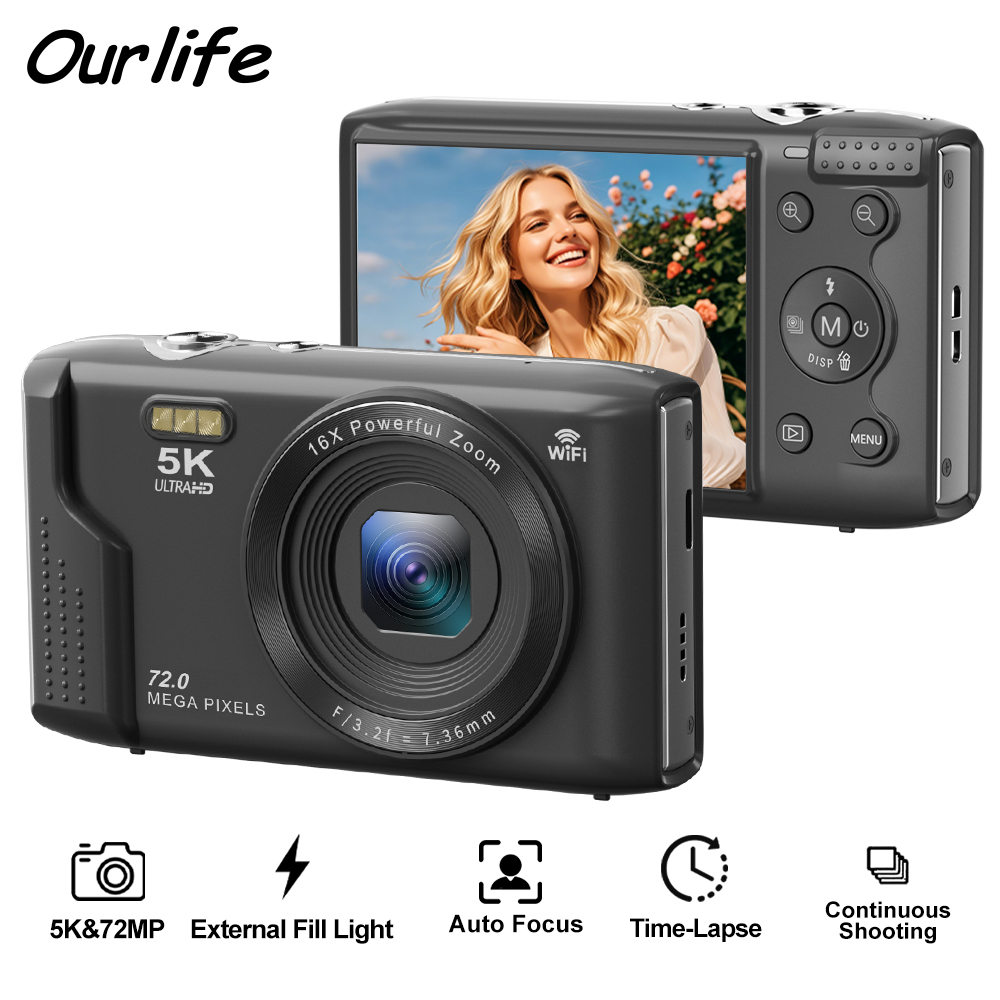 Canon Camera Eos R50 - Ourlife appareil photo numérique Compact 5K