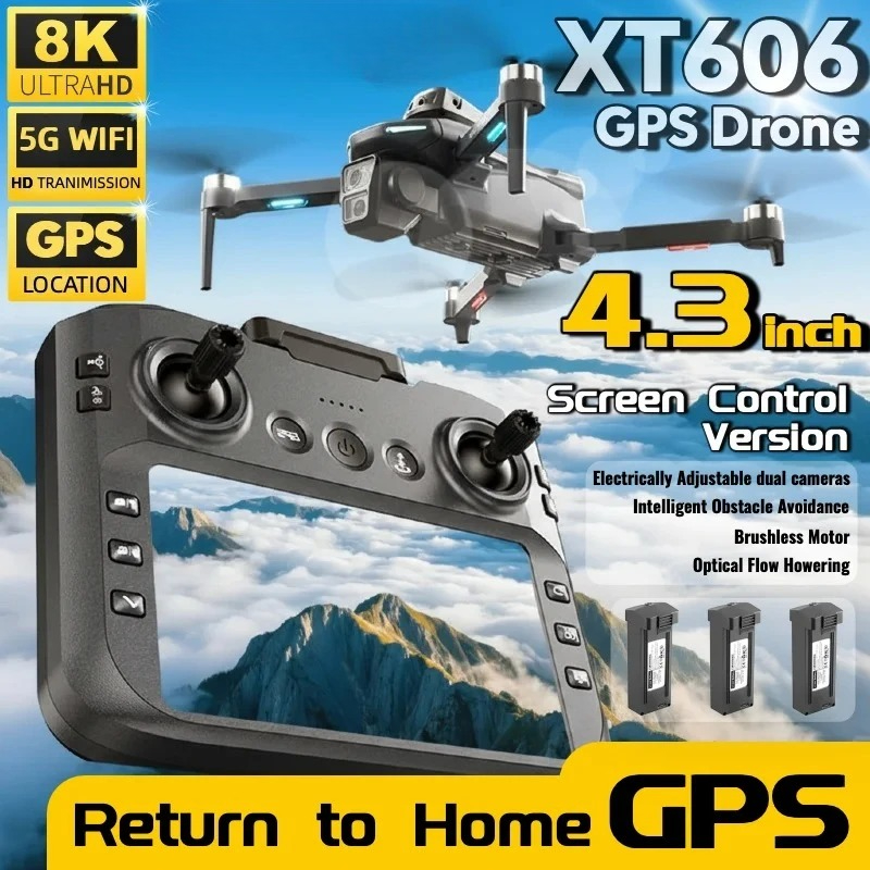 Drone Kit With Camera - Meilleure Offre Drone XT606 MAX GPS