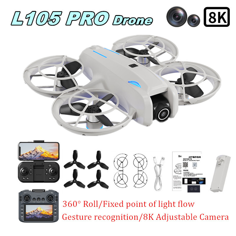 Drone Kit With Camera - Drone L105 PRO Duel avec objectif
