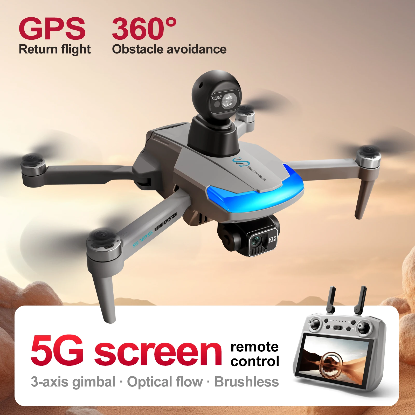 Drone professionnel S185 2.7K  - Drone Kit With Camera avis et prix