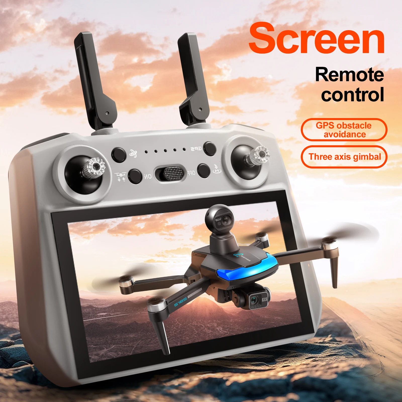 Drone professionnel S185 2.7K  - Drone Kit With Camera avis et prix