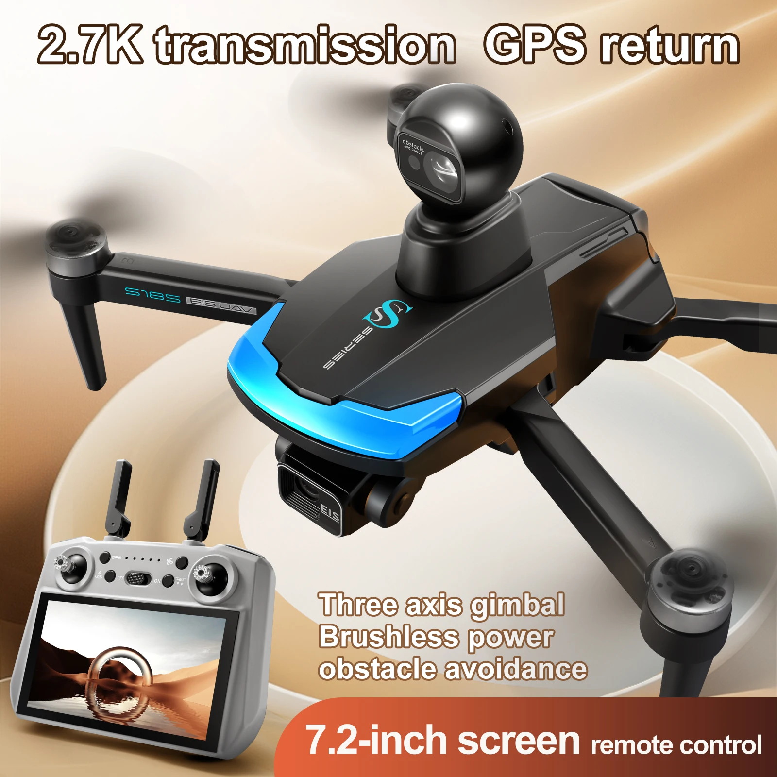 Drone professionnel S185 2.7K  - Drone Kit With Camera avis et prix